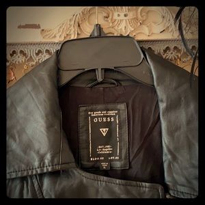 Guess Faux Leather Moto Jacket